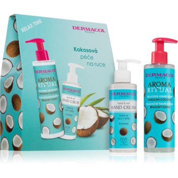 Dermacol Aroma Ritual Brazilian Coconut set cadou (pentru maini si unghii)