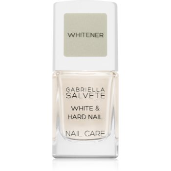 Gabriella Salvete Nail Care White & Hard Nail lac intaritor de baza pentru unghii cu efect de întărire