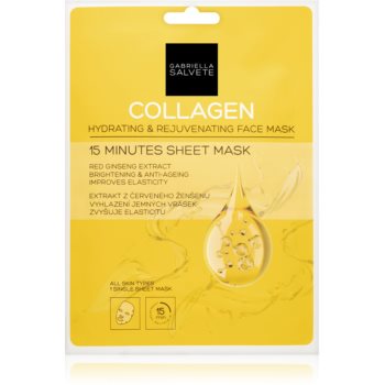 Gabriella Salvete Face Mask Collagen masca pentru celule pentru strălucirea și netezirea pielii