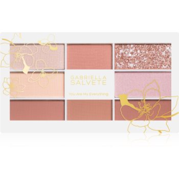 Gabriella Salvete Yes, I Do! paleta fard de ochi cu fard de obraz cu efect autobronzant