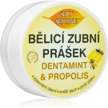 Bione Cosmetics Dentamint Propolis pudra pentru albirea dintilor