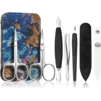DuKaS Premium Line Solingen 124 Set de manichiură Colorful (+ carcasă)