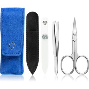 DuKaS Premium Line Solingen 875 Set de manichiură Blue-Turquoise (pachet pentru calatorie)