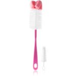 BabyOno Take Care Brush for Bottles and Teats with Mini Brush & Sponge Tip perie de curățare