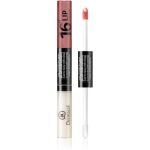 Dermacol 16H Lip Colour ruj si luciu de buze cu persistenta indelungata 2 in 1