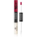 Dermacol 16H Lip Colour ruj si luciu de buze cu persistenta indelungata 2 in 1