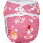 Bamboolik Night Fitted Diaper with Absorbing Insert scutec lavabil tip chiloțel, cu inserție absorbantă cu capse