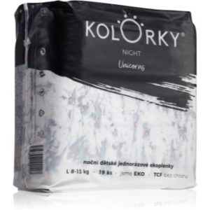 Kolorky Night Unicorn scutece ECO de unică folosință pentru ingrijire de noapte si protectie