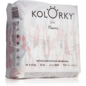 Kolorky Day Flowers scutece ECO de unică folosință