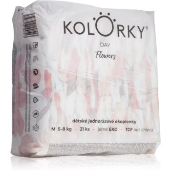 Kolorky Day Flowers scutece ECO de unică folosință