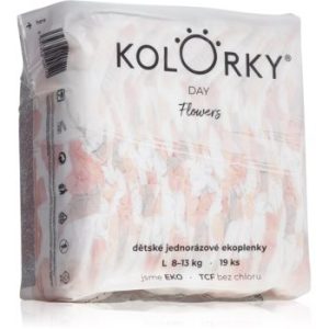 Kolorky Day Flowers scutece ECO de unică folosință