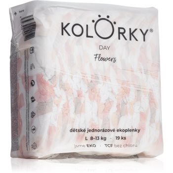 Kolorky Day Flowers scutece ECO de unică folosință