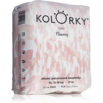 Kolorky Day Flowers scutece ECO de unică folosință