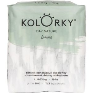 Kolorky Day Nature Bambus Leaves scutece ECO de unică folosință