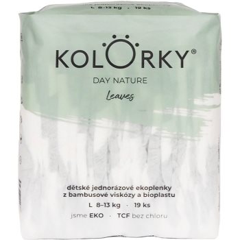 Kolorky Day Nature Bambus Leaves scutece ECO de unică folosință