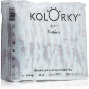 Kolorky Day Feathers scutece ECO de unică folosință