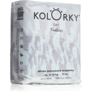 Kolorky Day Feathers scutece ECO de unică folosință