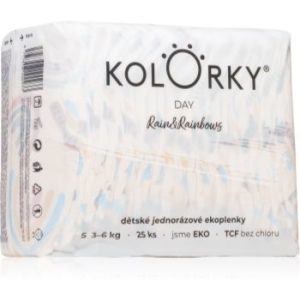 Kolorky Day Rain&Rainbow scutece ECO de unică folosință