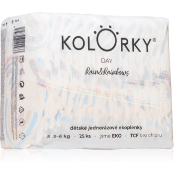 Kolorky Day Rain&Rainbow scutece ECO de unică folosință