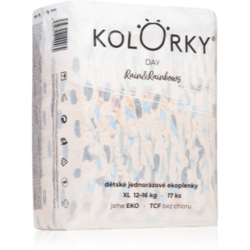 Kolorky Day Rain&Rainbow scutece ECO de unică folosință