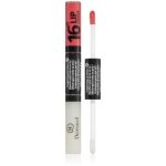 Dermacol 16H Lip Colour ruj si luciu de buze cu persistenta indelungata 2 in 1
