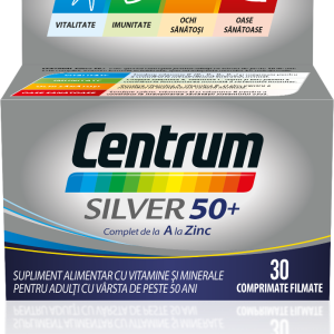Centrum Silver 50+ Complet de la A la Z, 30 comprimate, GSK