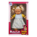 Papusa Bebelou cu par blond, Dollz n More, Hug me, 40 cm