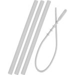 Minikoioi Flexi Straw with Cleaning Brush pai din silicon