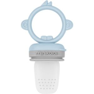 Minikoioi Feeder Teether Mineral Blue/ Powder Grey suzetă pentru alimentare
