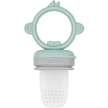 Minikoioi Feeder Teether River Green/ Powder Grey suzetă pentru alimentare
