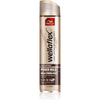 Wella Wellaflex Power Hold Form & Finish fixativ pentru păr cu fixare foarte puternică pentru o fixare naturala