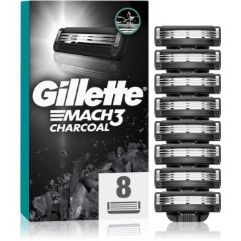 Gillette Mach3 Charcoal rezerva Lama