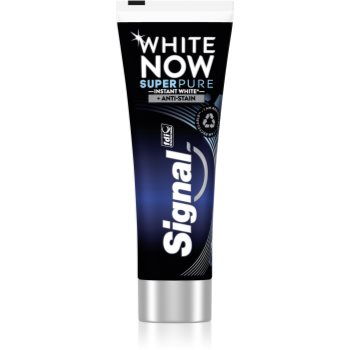 Signal White Now Men Super Pure pasta de dinti special pentru barbati cu efect de albire