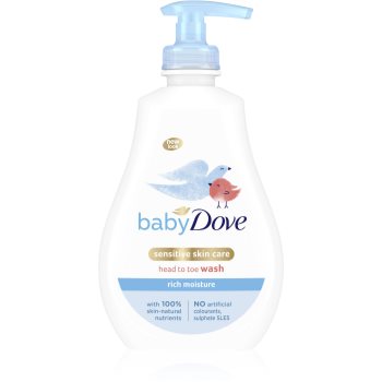 Dove Baby Rich Moisture gel de curățare pentru corp si par