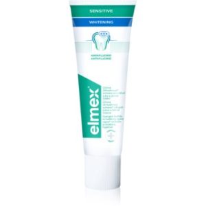 Elmex Sensitive Whitening pasta de dinti din ingrediente naturale pentru dinti mai albi