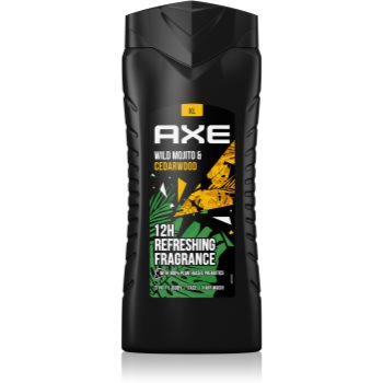 Axe Wild Green Mojito & Cedarwood Gel de duș pentru bărbați