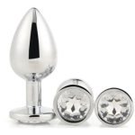 Dream Toys Gleaming Love Silver Plug Set set de butt plug-uri Silver Plug Set