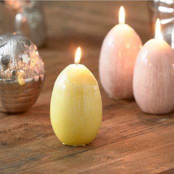 Rivièra Maison Egg Candle lumanare culoare Yellow