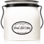 Milkhouse Candle Co. Creamery Oatmeal, Milk & Honey lumânare parfumată Butter Jar