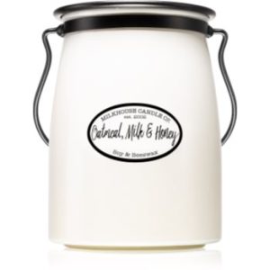 Milkhouse Candle Co. Creamery Oatmeal, Milk & Honey lumânare parfumată Butter Jar