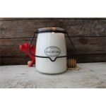 Milkhouse Candle Co. Creamery Oatmeal, Milk & Honey lumânare parfumată Butter Jar