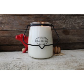 Milkhouse Candle Co. Creamery Oatmeal, Milk & Honey lumânare parfumată Butter Jar