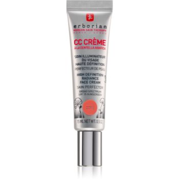 Erborian CC Crème Centella Asiatica Crema radianta pentru o piele uniformă ton SPF 25 pachet mic