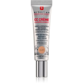 Erborian CC Crème Centella Asiatica Crema radianta pentru o piele uniformă ton SPF 25 pachet mic