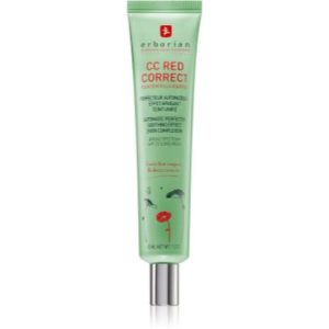 Erborian CC Red Correct cremă CC împotriva roșeții tenului SPF 25