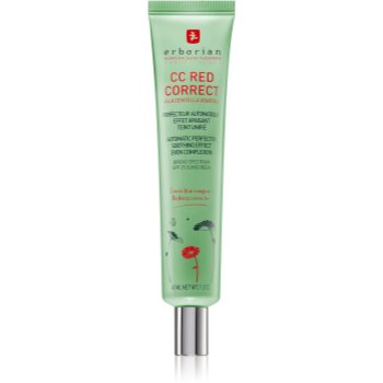 Erborian CC Red Correct cremă CC împotriva roșeții tenului SPF 25