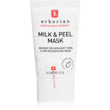 Erborian Milk & Peel masca pentru exfoliere pentru strălucirea și netezirea pielii