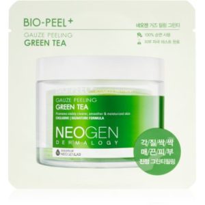 Neogen Dermalogy Bio-Peel+ Gauze Peeling Green Tea discuri pentru indepartarea impuritatilor pentru luminozitate si hidratare