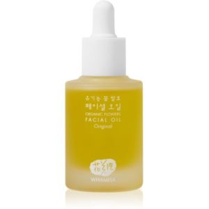 WHAMISA Organic Flowers Facial Oil Original ulei de regenerare cu efect de netezire