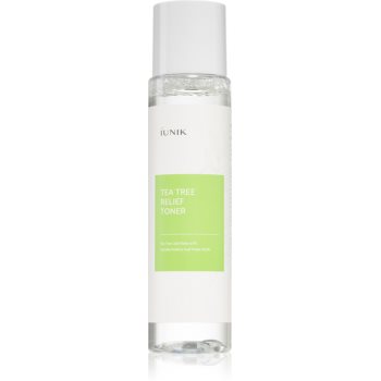 iUnik Tea Tree calmant tonic pentru piele sensibila predispusa la acnee